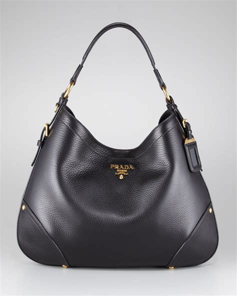 prada daino calfskin leather hobo|Prada Vitello Bags .